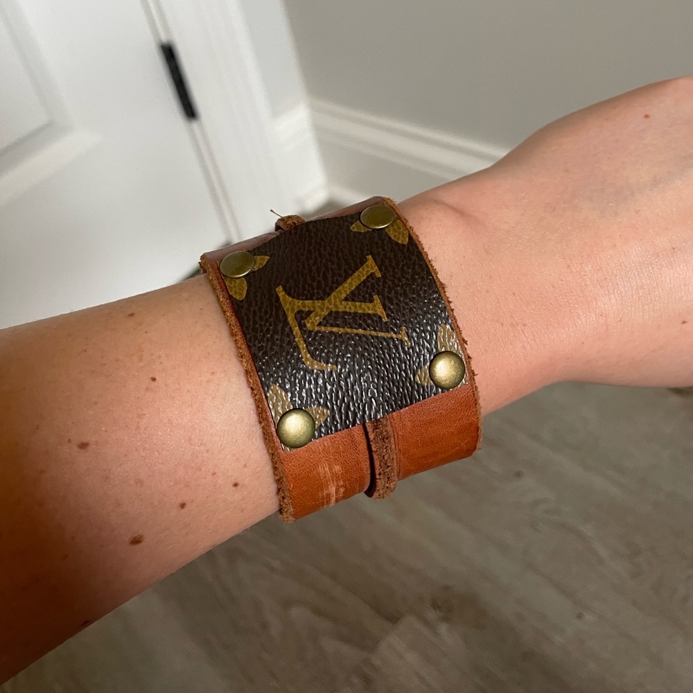 LV Leather Bracelet